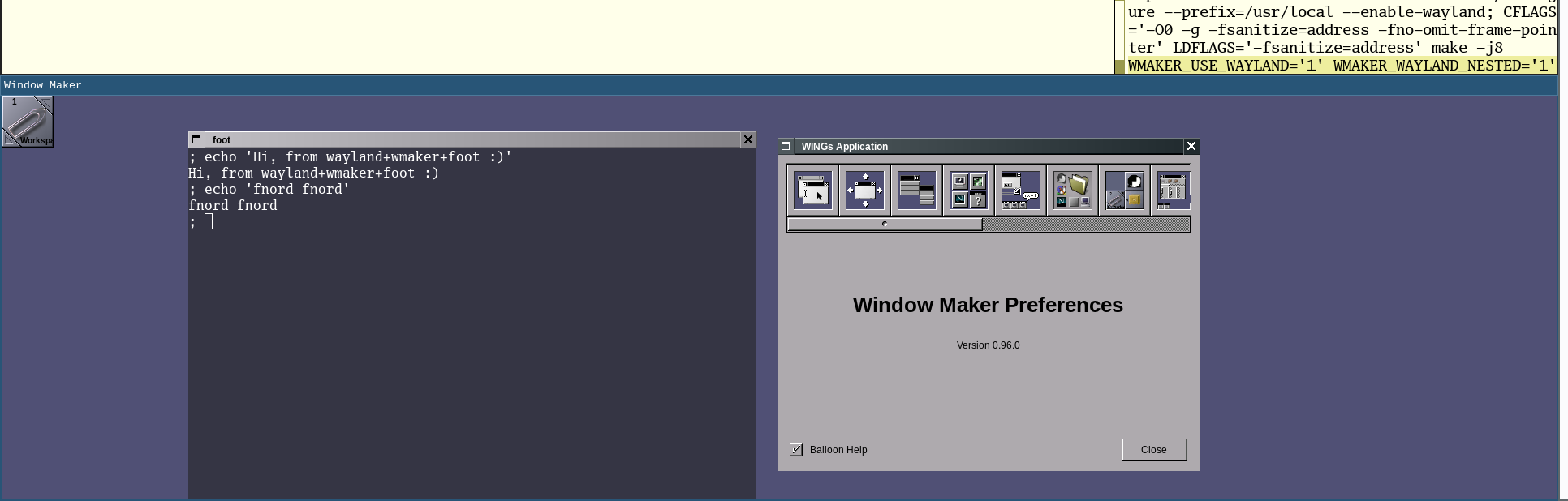 wmaker-wl screenshot